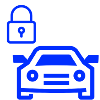 Stolen vehicle assistance icon